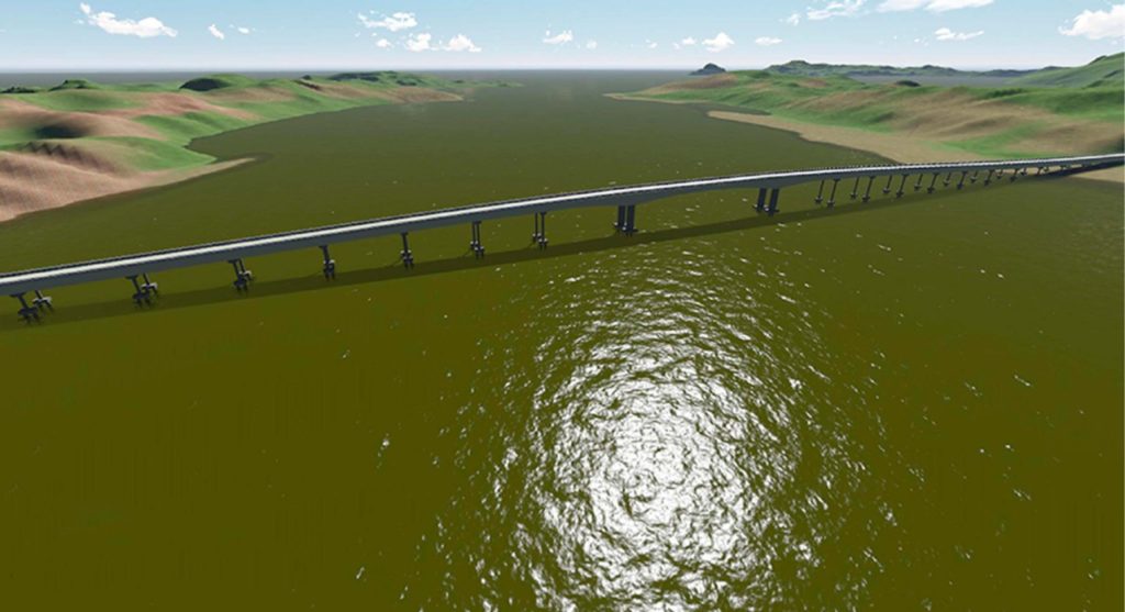 Imagem ilustrativa / Croqui Ponte São Francisco-Pintópolis: DER-MG