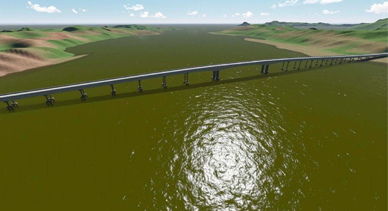 Imagem ilustrativa / Croqui Ponte São Francisco-Pintópolis: DER-MG